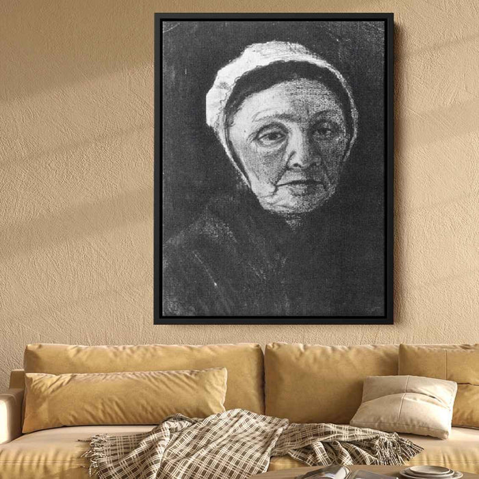 Woman with White Bonnet, Sien's Mother by Vincent van Gogh - Canvas Artwork