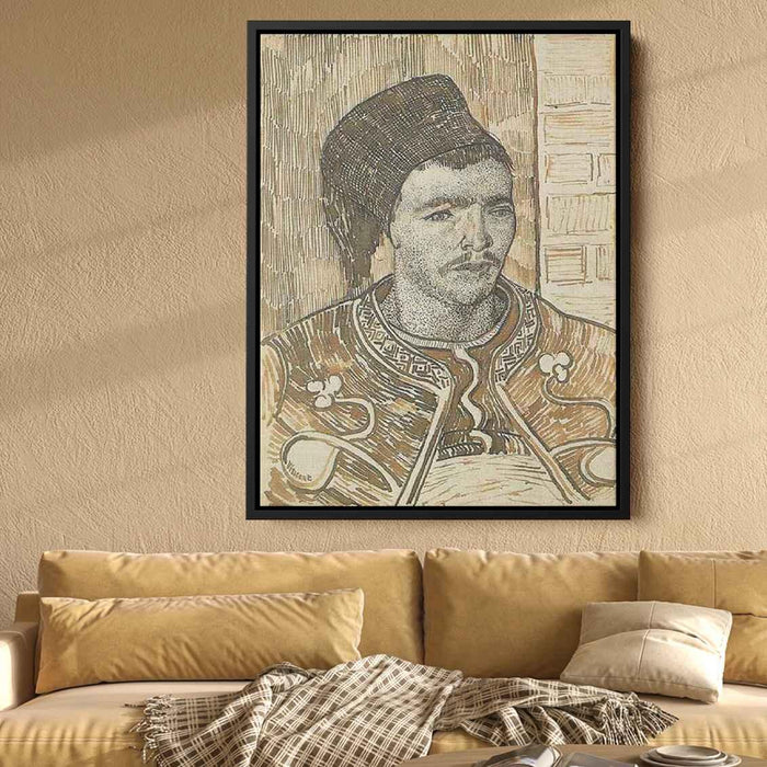 Zouave, Half-Figure by Vincent van Gogh - Canvas Artwork