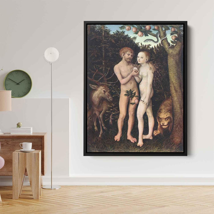 Adam and Eve (1533) by Lucas Cranach the Elder - Canvas Artwork