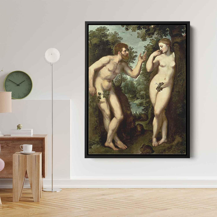 Adam and Eve (1597) by Peter Paul Rubens - Canvas Artwork