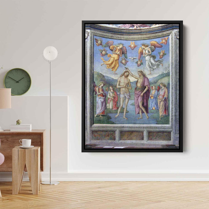 Baptism of Jesus (1507) by Pietro Perugino - Canvas Artwork