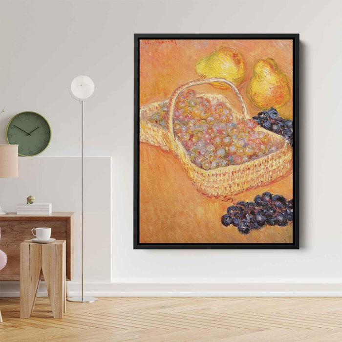 Basket of Graphes, Quinces and Pears by Claude Monet - Canvas Artwork