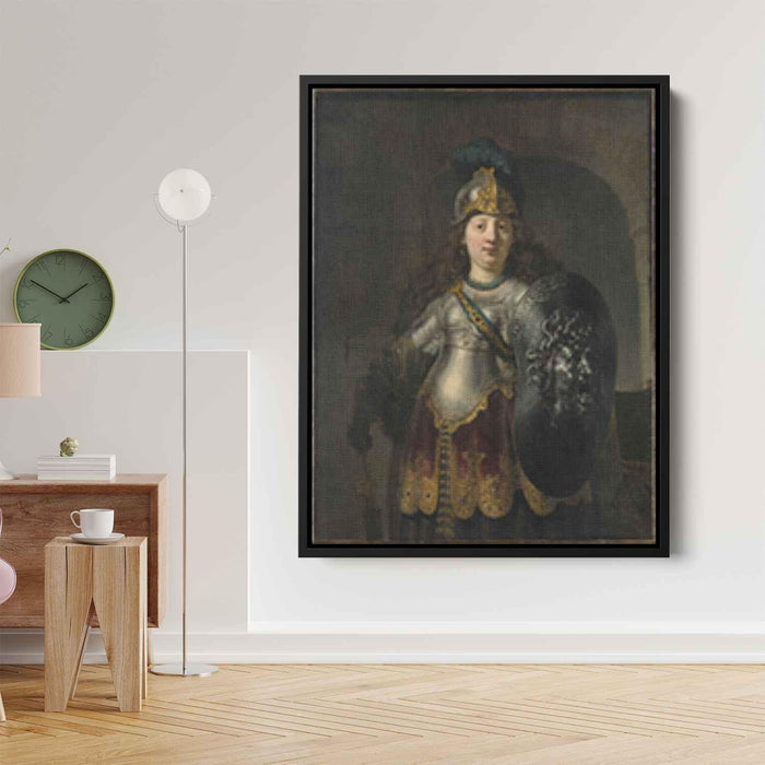 Bellona (1633) by Rembrandt - Canvas Artwork