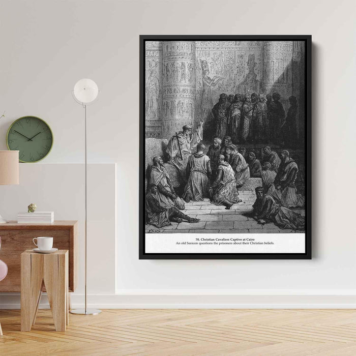 Christian Cavaliers Captive at Cairo by Gustave Dore - Canvas Artwork