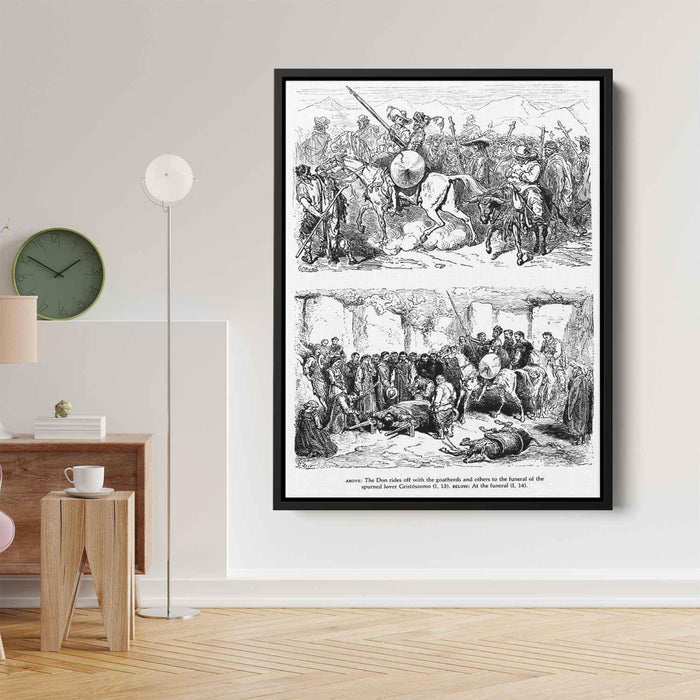 Don Quixote by Gustave Dore - Canvas Artwork