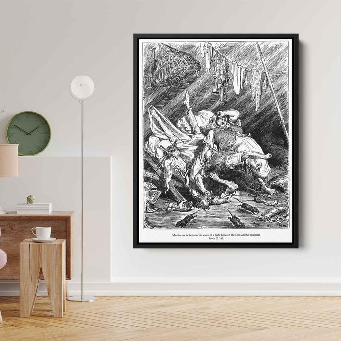 Don Quixote by Gustave Dore - Canvas Artwork