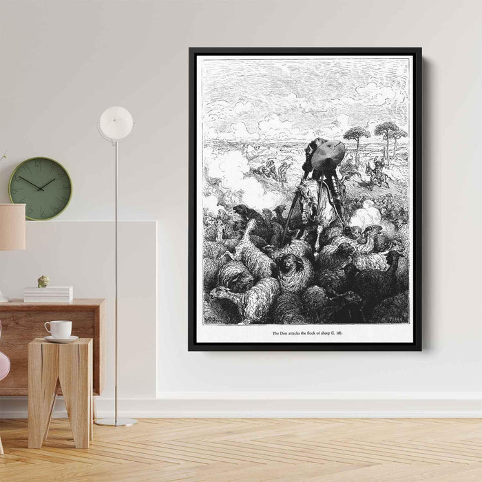 Don Quixote by Gustave Dore - Canvas Artwork