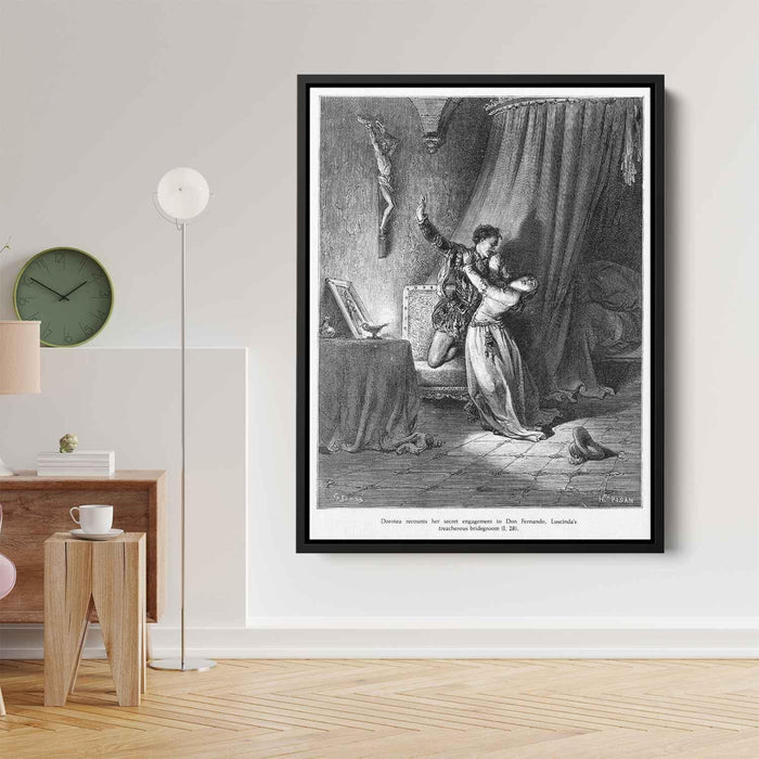 Don Quixote by Gustave Dore - Canvas Artwork