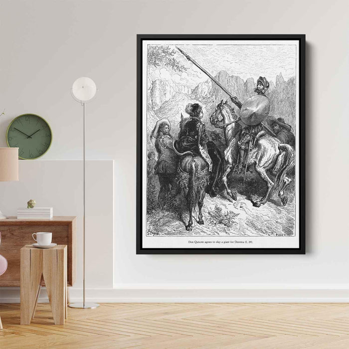 Don Quixote by Gustave Dore - Canvas Artwork