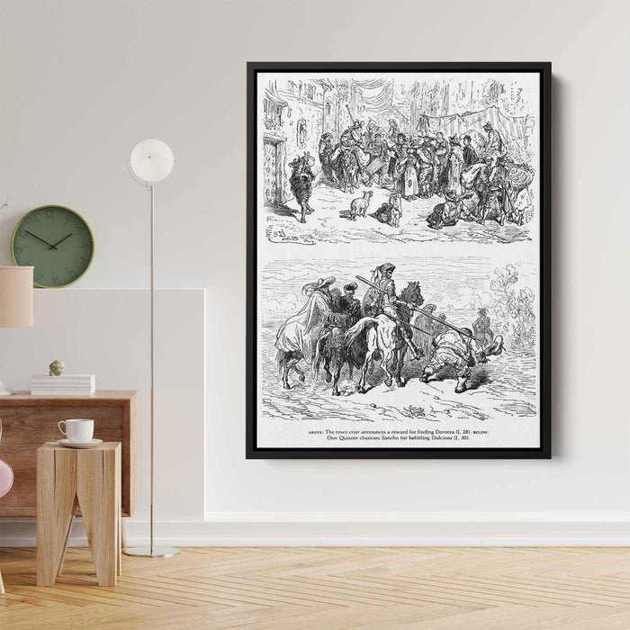 Don Quixote by Gustave Dore - Canvas Artwork