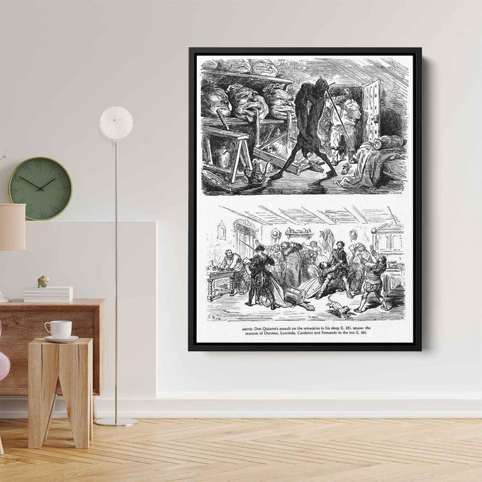 Don Quixote by Gustave Dore - Canvas Artwork