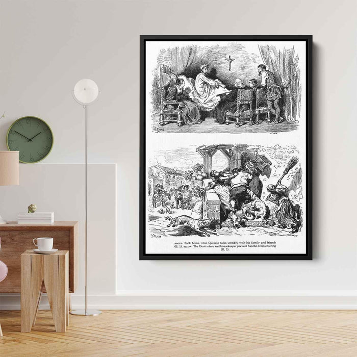 Don Quixote by Gustave Dore - Canvas Artwork