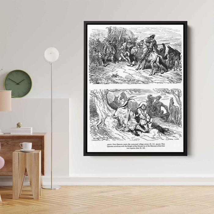 Don Quixote by Gustave Dore - Canvas Artwork