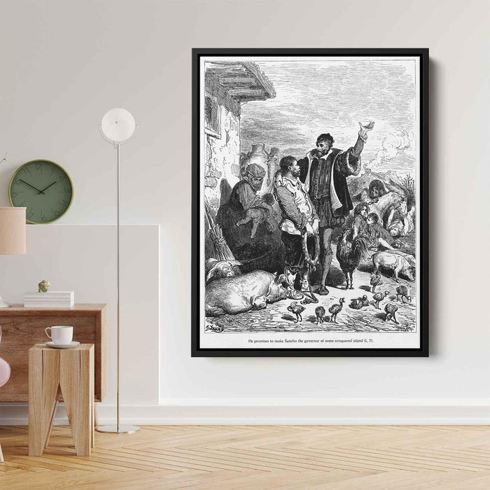 Don Quixote by Gustave Dore - Canvas Artwork