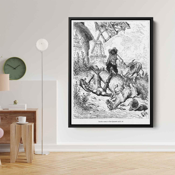 Don Quixote by Gustave Dore - Canvas Artwork