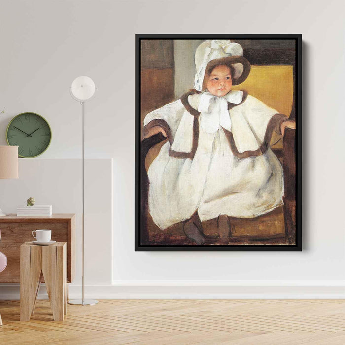 Ellen Mary Cassatt In A White Coat (1896) by Mary Cassatt - Canvas Artwork