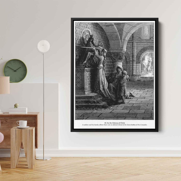 For the Defense of Christ by Gustave Dore - Canvas Artwork