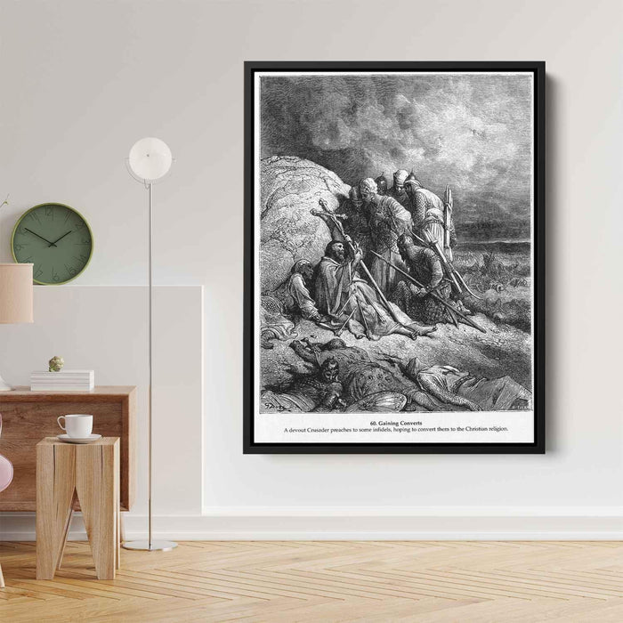 Gaining Converts by Gustave Dore - Canvas Artwork