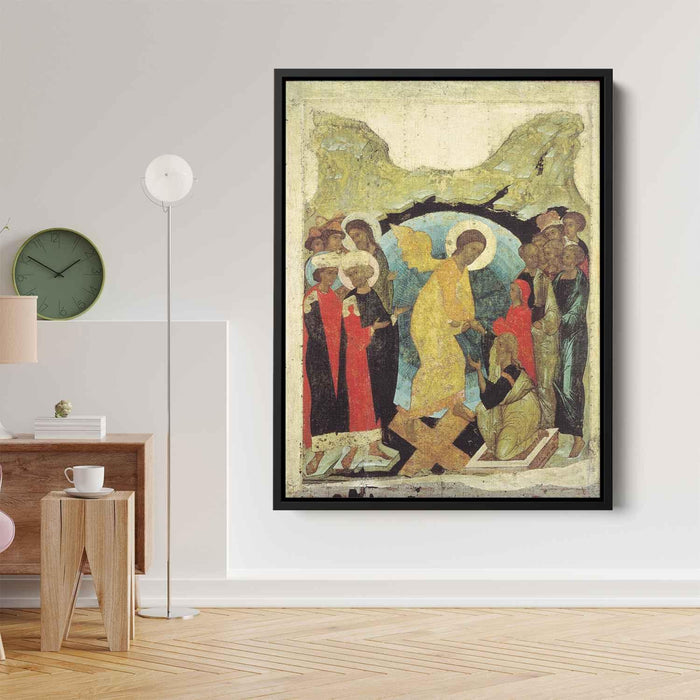 Harrowing of Hell (1408) by Andrei Rublev - Canvas Artwork