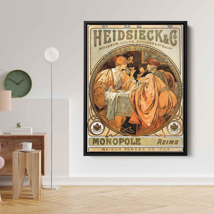 Heidsieck (1901) by Alphonse Mucha - Canvas Artwork