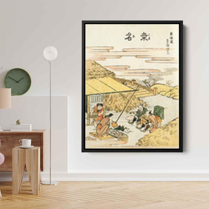 Kuwana by Katsushika Hokusai - Canvas Artwork