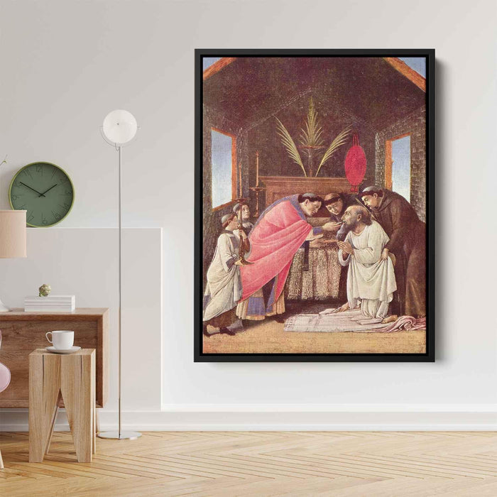 Last Communion of St Jerome (1495) by Sandro Botticelli - Canvas Artwork