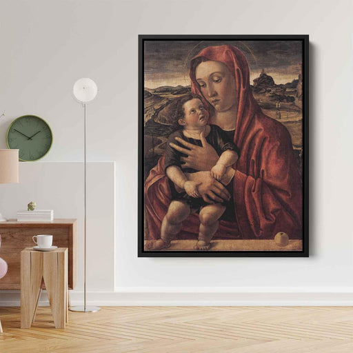 Madonna, with Child Standing on a Parapet by Giovanni Bellini - Canvas Artwork