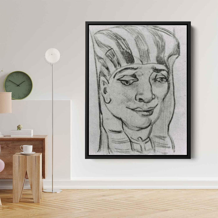 Mask of an Egyptian Mummy 4 (1889) by Vincent van Gogh - Canvas Artwork