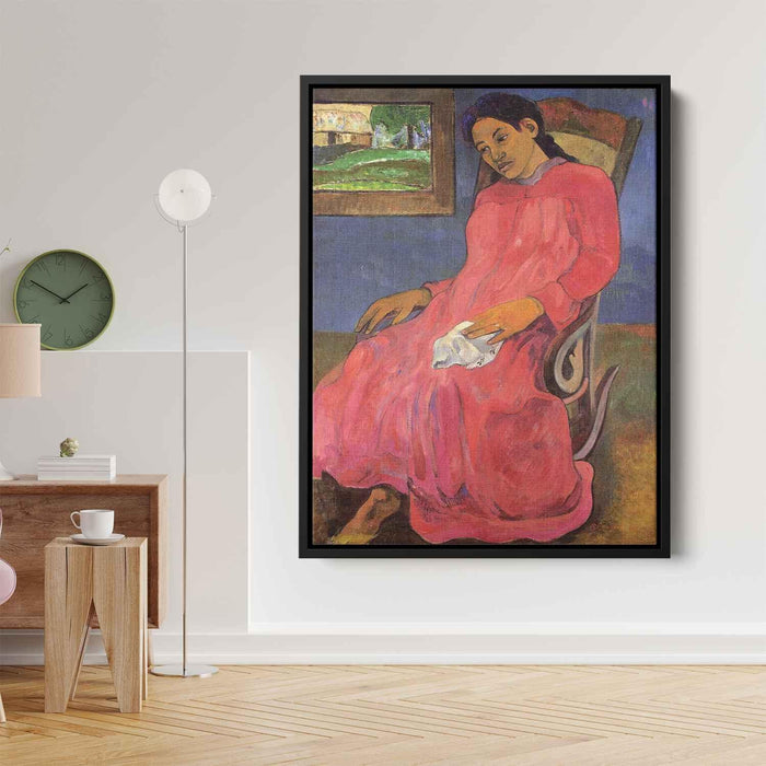 Melancholic (1891) by Paul Gauguin - Canvas Artwork