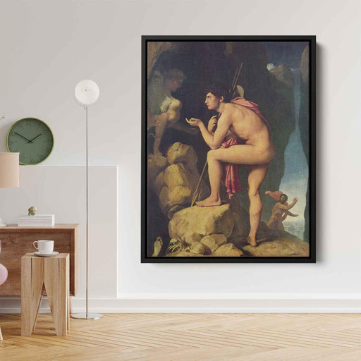 Oedipus and the Sphinx (1808) by Jean Auguste Dominique Ingres - Canvas Artwork