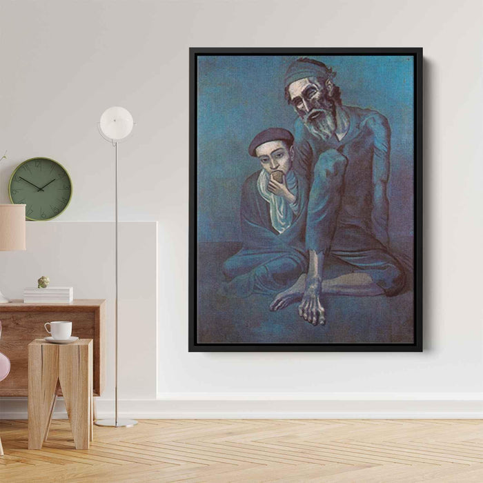 Old blind man with boy (1903) by Pablo Picasso - Canvas Artwork