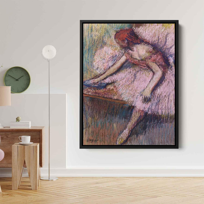 Pink Dancer (1896) by Edgar Degas - Canvas Artwork