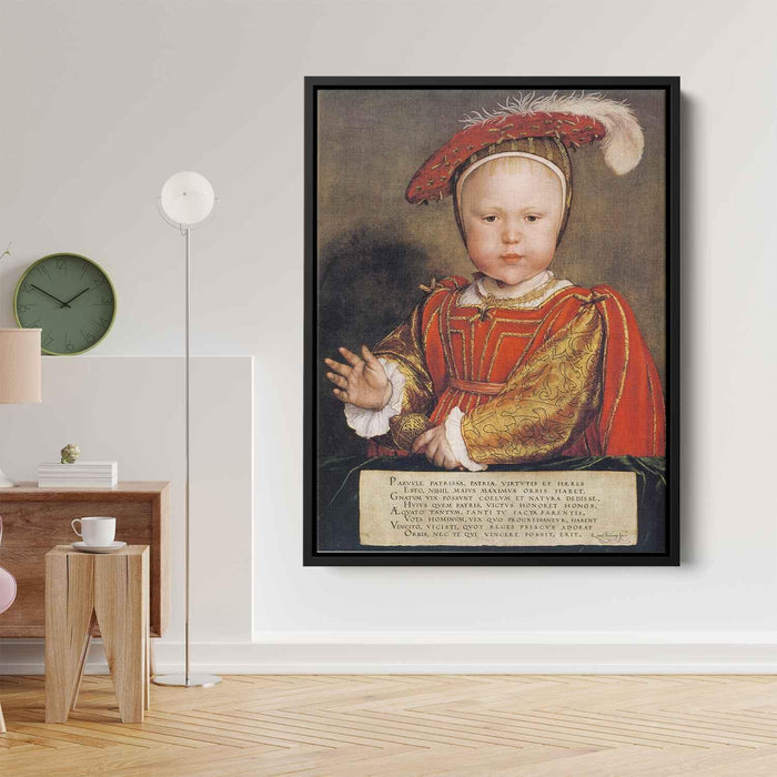 Portrait of Edward VI as a Child (1538) by Hans Holbein the Younger - Canvas Artwork