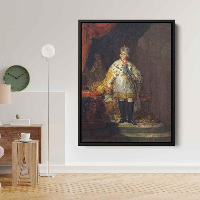 Portrait of Emperor Paul I (1800) by Vladimir Borovikovsky - Canvas Artwork