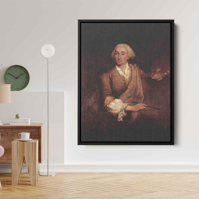 Portrait of Francesco Guardi (1760) by Pietro Longhi - Canvas Artwork