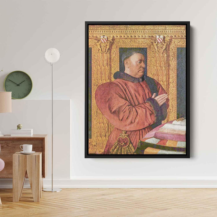 Portrait of Guillaume Jouvenel des Ursins, the Chancellor of Charles VII by Jean Fouquet - Canvas Artwork