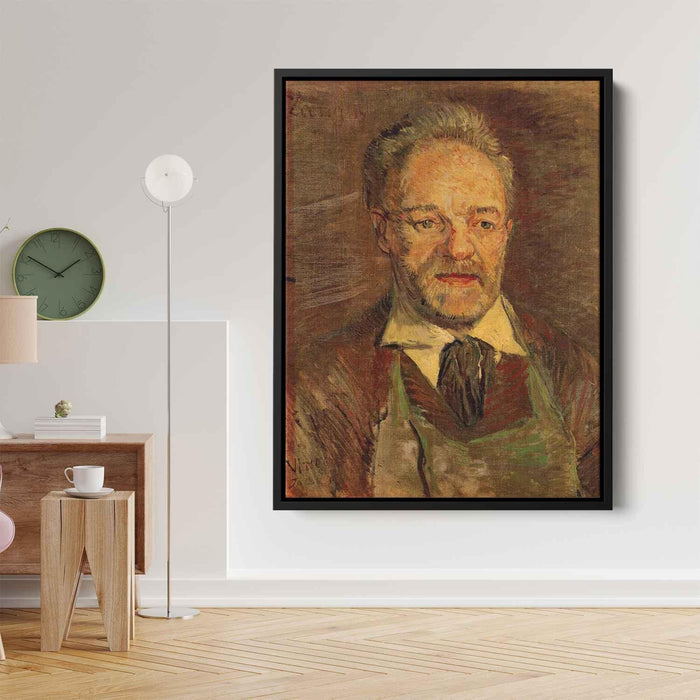 Portrait of Père Tanguy (1887) by Vincent van Gogh - Canvas Artwork