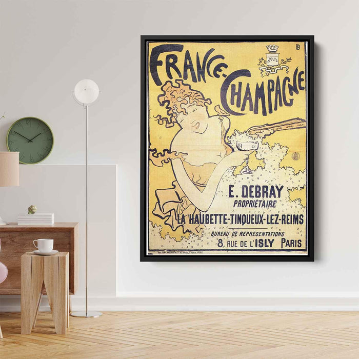 poster advertising France Champagne (1891) by Pierre Bonnard - Canvas Artwork