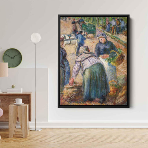 Potato Market, Boulevard des Fosses, Pontoise by Camille Pissarro - Canvas Artwork