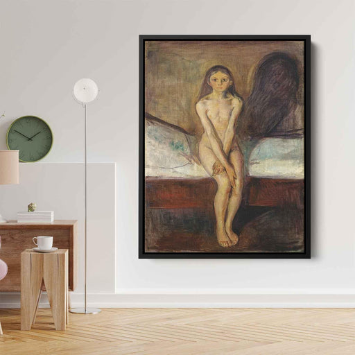 Puberty (1894) by Edvard Munch - Canvas Artwork