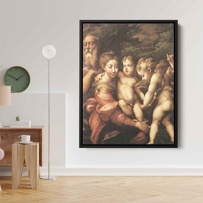 Rest on the Flight to Egypt (1524) by Parmigianino - Canvas Artwork