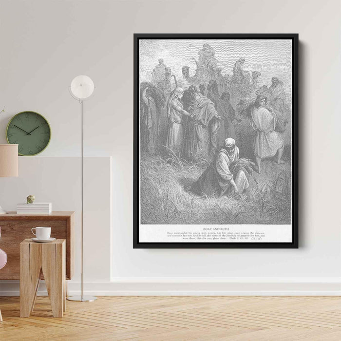 Ruth and Boaz by Gustave Dore - Canvas Artwork