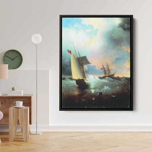 Sailboat (1859) by Ivan Aivazovsky - Canvas Artwork