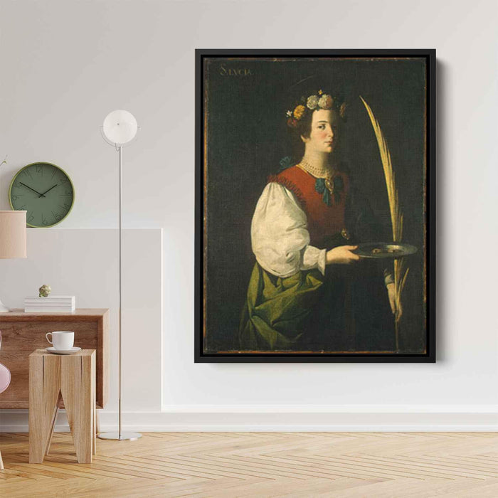 Saint Lucy (1630) by Francisco de Zurbaran - Canvas Artwork