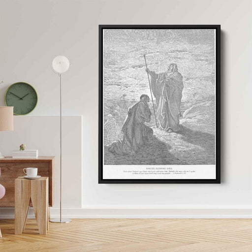 Samuel Blesses Saul by Gustave Dore - Canvas Artwork