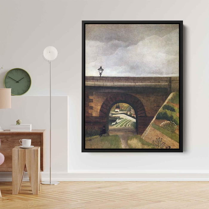 Sevres Bridge (1895) by Henri Rousseau - Canvas Artwork