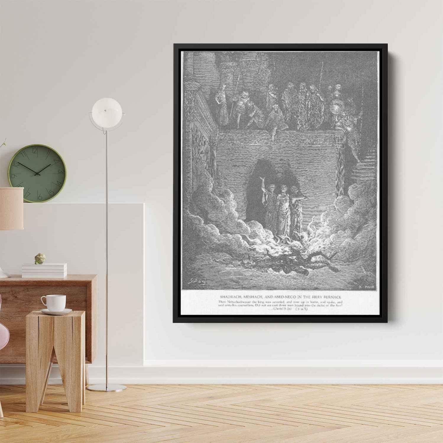 Shadrach, Meshach and Abednego in the Furnace by Gustave Dore - Canvas ...