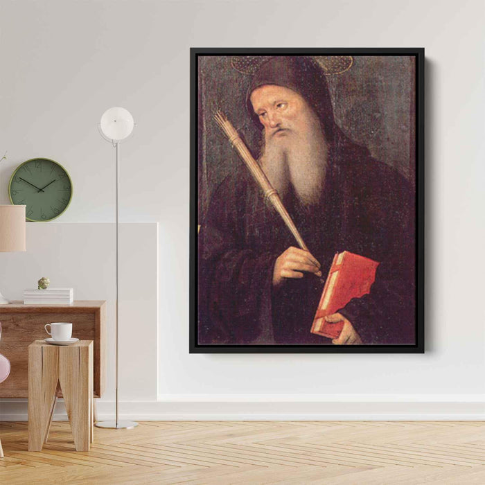 St. Benedict (1498) by Pietro Perugino - Canvas Artwork