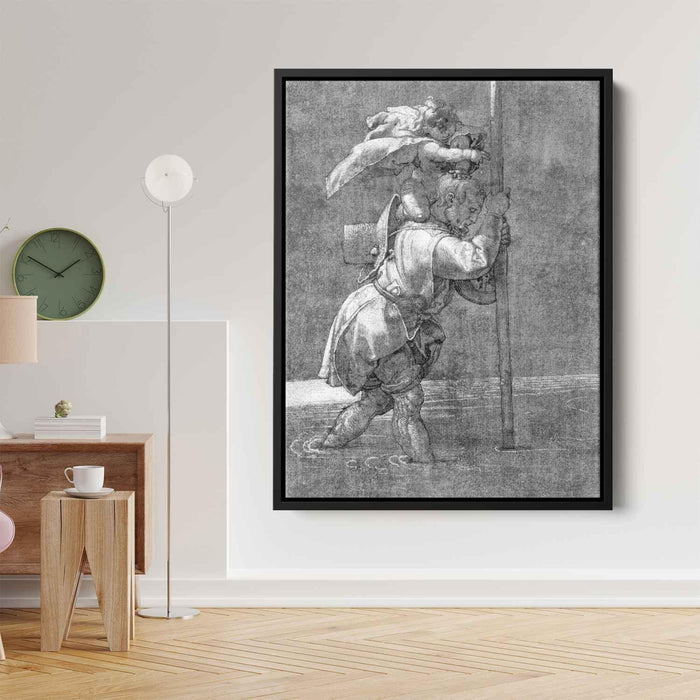 St. Christopher (1521) by Albrecht Durer - Canvas Artwork