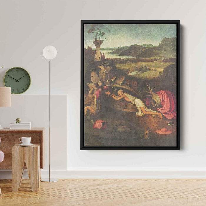 St. Jerome Praying (1500) by Hieronymus Bosch - Canvas Artwork